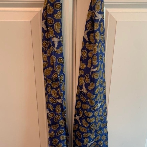 Blue paisley and duck scarf 🦆 - Picture 2 of 3